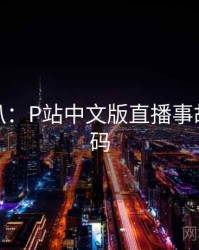 独家深扒：P站中文版直播事故流量密码