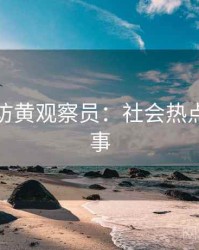 探花专访黄观察员：社会热点幕后故事